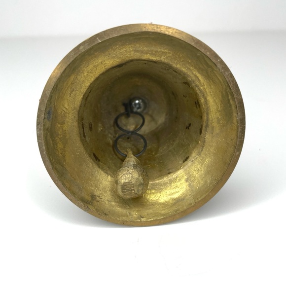 Vintage Brass Bell Pegasus Winged Horse - Picture 8 of 10